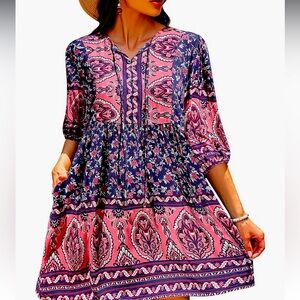 Summer Boho dress. Never worn